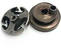 Clutch 3/8"-7T Chain Sprocket Needle Bearing Kit Compatible with Hus-qvarna 61 66 268 272 Chainsaw Spare Parts 503744402