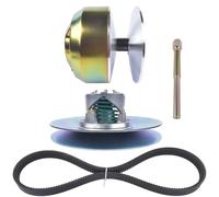 Clutch Accessories Drive Clutch AP01 Primary & Secondary Drive Clutch W/Belt & Puller Fit For John Deere Gator 4X2 6X4 AM140967 AM140985 RE28721 JDG1641