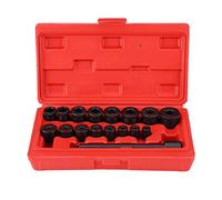 Clutch Alignment,17Pcs Universal Clutch Centrator Tools Clutch Alignment Tool Kit Coupling Centering Aligner Kit for Fiat with Red Storage Case