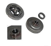 Clutch Assembly Kit for MS360, MS361 & MS382 Chainsaw Accessories - 3-Piece Silver Replacement Clutch Kit Compatible with Gas-Powered Out