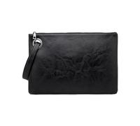 Clutch Bag Mobile Phone Ladies Shoulder Bags Leather Wallet Vintage Travel Multi Card Holder Purse Messenger Bag(Black)