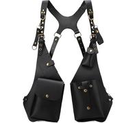 Clutch Bag with Shoulder Strap, Waterproof Unisex Backpack Anti-Theft, Multifunctional Concealed Double Tote for Walking(B)
