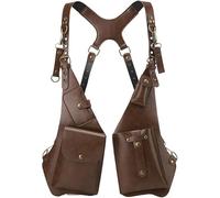 Clutch Bag with Shoulder Strap, Waterproof Unisex Backpack Anti-Theft, Multifunctional Concealed Double Tote for Walking(A)