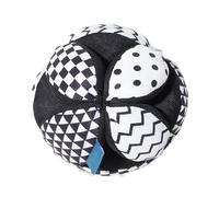 Clutch Ball - Soft Fabric PP Cotton Construction, Lightweight Form, Engaging Colorful Toy, Textured Interactive Feature Extended Play Experience | For Sensory Stimulation Early Education A