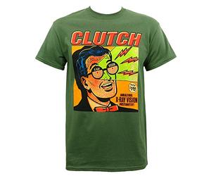 Clutch Band X-Ray Vision T-Shirt Military Green