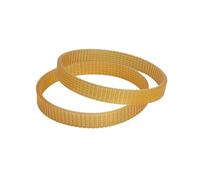 Clutch Belt 2piece Thickness Planer Drive Belt For DW733 DW734 DW735 Planer PU Poly V-belt Power Tools Replacement Timing Belt(DW733)