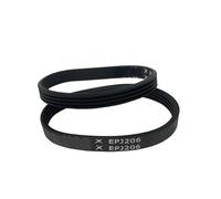 Clutch Belt EPJ206, 1piece/2piece V-Belt For Air Compressor Electric Tool, Ribbed Belt, 2, 3, 4ribs Timing Belt(2ribs 1piece)