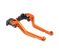 Clutch Brake Lever for CB600F CB900F for Hornet CBR900RR CBR600 F/F2/F3/F4/F4i CBF600 N/S Motorcycle Short/Long Brake Clutch Levers Adjustable(Long Orange)