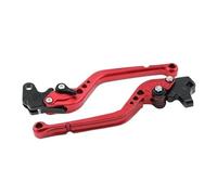 Clutch Brake Lever for CB600F CB900F for Hornet CBR900RR CBR600 F/F2/F3/F4/F4i CBF600 N/S Motorcycle Short/Long Brake Clutch Levers Adjustable(Long red)