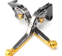 Clutch Brake Lever for Ducati for Desert X 2021 2022 2023 Motorcycle Adjustable Folding Extendable Brake Clutch Levers(Orange)
