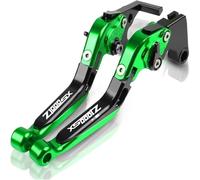 Clutch brake lever Motorbike Drum Brakes Motorcycle CNC Handle Brakes Lever Extendable Foldable Brake Clutch Levers for Kawasaki for Z1000SX 2011-2016 Reservoir Levers,Motorcycle Brake Clutch(Green-bl