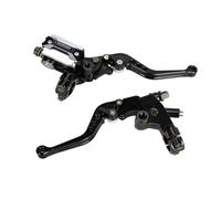 Clutch Brake Lever Motorcycle Accessories 22mm Brake Clutch Pump Master Cylinder Handles Lever Handlebar Hydraulic Clutch for ATV(Black)
