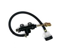 Clutch brake pump 1PCS Motorcycle Rear Brake Pump Foot Hydraulic Refit Rear Brake Master Cylinder Pump Fit For Suzuki Fit For Kawasaki ATV Hydraulic Brake Pump(Brown)