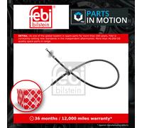 Clutch Cable fits FIAT DUCATO 280, 290 2.0 82 to 94 4460471 7724708 Febi Quality
