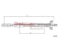 Clutch Cable Fits VW Caddy Golf Mk1 Jetta 75-93 171721335E