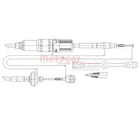 Clutch Cable Fits VW Transporter Caravelle T4 1990-2003 7D1721335