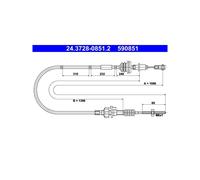 Clutch Cable For Peugeot 107 Toyota Aygo Citroën C1 SEIM 2150CQ