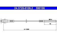 Clutch Clutch Cable For VW KAEFER KAEFER KARMANN 47-86 111721335C