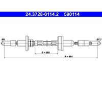 Clutch Clutch Cable For VW PASSAT 79-88 SANTANA 81-84 321721335H