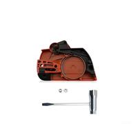 Clutch Cover Chain Brake Assembly, 4-Piece Kit for 455 455e 460 Chainsaw Replacement Parts with Quick-Stop Mechanism Construction for Garden & Outdoor Use