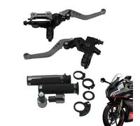 Clutch Cylinder 7/8" 22mm Disc Hydraulic Right Brake Adjustable Brake Lever | Brake Clutch Levers for Repair Shop titanium color