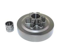 Clutch Drum Sprocket Spur 3/8-6T Compatible With Mac Allister A2500 A305 APR25 BG2525 C25 PR2510 PR270 MCSWD25 228010020/15