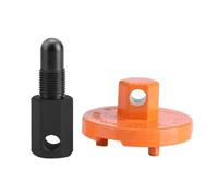 Clutch Expander Dismount Tool 14mm Piston Stop Compatible with Chainsaw Clutch Flywheel Removal Maintenance(Orange)
