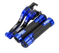 Clutch for CB500F CB 500 X 500X 500F CB500X 2013-2021 2020 Motorcycle Adjustable Brake Clutch Levers Hand Grips Handlebar CB500 X Brake Handle(Blue)