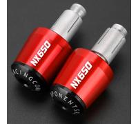 Clutch For NX650 DOMINATOR 1988-1999 Motorcycle Handle grip Ends Plug Slider Caps(Red1)
