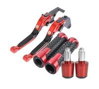 Clutch for Suzuki GSR600 GSR 600 2011 2010 2009 2008 2007 2006 Motorcycle Brake Clutch Levers 7/8''22mm Handle End Handlebar Grips Ends Brake Handle(Red Red)