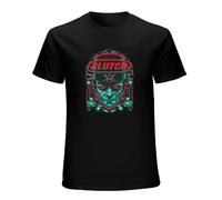 Clutch Frankenstein Men's T-Shirt Unisex Black Cotton Print Tee Shirts L