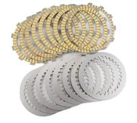 Clutch Friction And Steel Plates Disc Kit Compatible With YZF1000 R1 YZF R1 YZFR1 1999 2014(2009-2014 A Set)