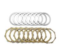 Clutch Friction Disc Plate Kit Compatible With Honda VFR400 | Fits NC21, NC24, VF500C, VF500F, RF400 GK78A, GSX400, RV400; For Interceptor Models