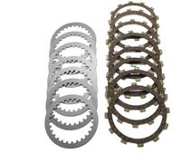 Clutch Friction Disc Plate Kit Compatible With Yamaha SR400 | Fits SR400SP, SR400LTD, SR500, XT500H; Replaces 5Y1-16321-00/583-16321-00
