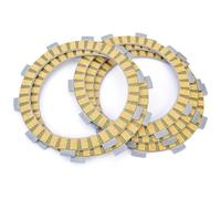 Clutch Friction Disc Plate Kit Compatible With Yamaha TW200E TW200 TRAILWAY TW225 TW225E TW125 SR185H SR185J XT200J XT200K YZ100 E/F/G/H/K