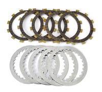 Clutch Friction Disc Steel Plates Kit for Suzuki AC100 AS100 TM75M/L/A TS75M/B TS50J/K/L/R TS90