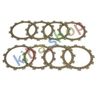 CLUTCH FRICTION DISCS FITS YAMAHA SRX SZR TT XT XTZ 550/600/660 1982-2003