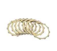 Clutch Friction Plates Discs 7 Pcs Motorcycle Friction Clutch Plates Kits For RVT1000R 2002-2006 VTR1000SP 2002-2005 RVT 1000 VTR