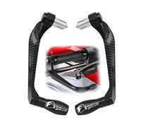Clutch Handlebar Protector Carbon Fiber Aluminum Alloy Brake Clutch Levers Guard Protector Universal For BMW F650CS F650 CS ABC F650-CS 1997 1998 1999-2008 2007 2006 2005 2004 2003(Black- Silver)