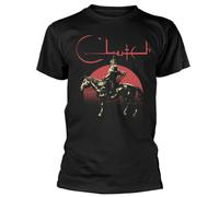 Clutch Horse Rider Shirt S-3XL Official Rock Band T-Shirt Black