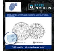 Clutch Kit 2 piece (Cover+Plate) 226mm ADBP300249 Blue Print 302050001R Quality