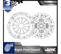 Clutch Kit - 2pc - fits Daihatsu Charade Vlll, Toyota Yaris 2005-2014