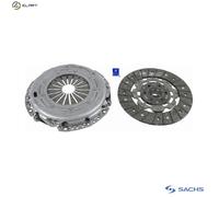 Sachs Clutch Kit - Ford Focus Mk2 Saloon 1.6 TDCi 66/80KW (05>) - 2-Piece (Cover+Plate) 240mm