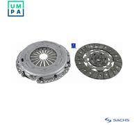 Sachs Clutch Kit - Ford Focus Mk2 Saloon 1.6 TDCi 66/80KW (05>) - 2-Piece (Cover+Plate) 240mm