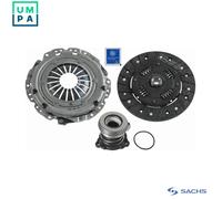 Clutch Kit 3pc (Cover+Plate+CSC) fits OPEL ASTRA H 1.8 05 to 14 205mm Sachs New