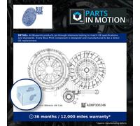 Clutch Kit 3pc (Cover+Plate+CSC) 226mm ADBP300248 Blue Print 302050001R Quality