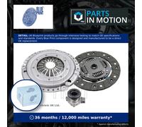 Clutch Kit 3pc (Cover+Plate+CSC) 228mm ADW1930103 Blue Print 1606229 1606518 New