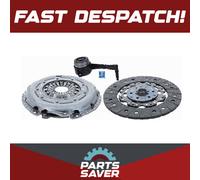 Clutch Kit 3pc (Cover+Plate+CSC) fits VW SHARAN 7N 2.0D 10 to 19 240mm Sachs New