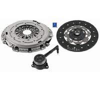 Clutch Kit 3pc (Cover+Plate+CSC) fits VW SHARAN 7N 2.0D 10 to 19 240mm Sachs New