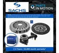Sachs Clutch Kit 3pc (Cover+Plate+CSC) for Ford Focus Mk3 1.5 2014-2020 240mm